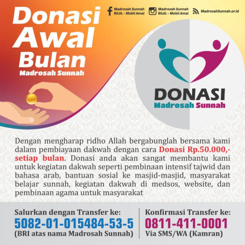 donasi awal bulan