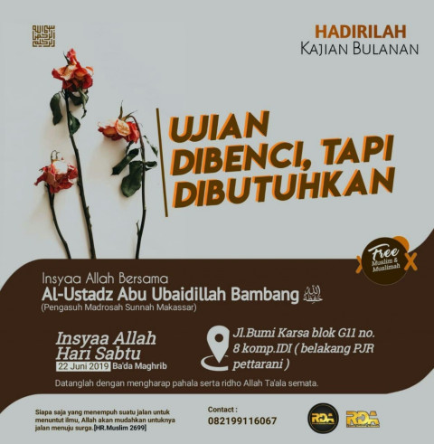 Ujian dibenci tapi dibutuhkan